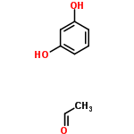 Acetaldehyde-resorcinol copolymer